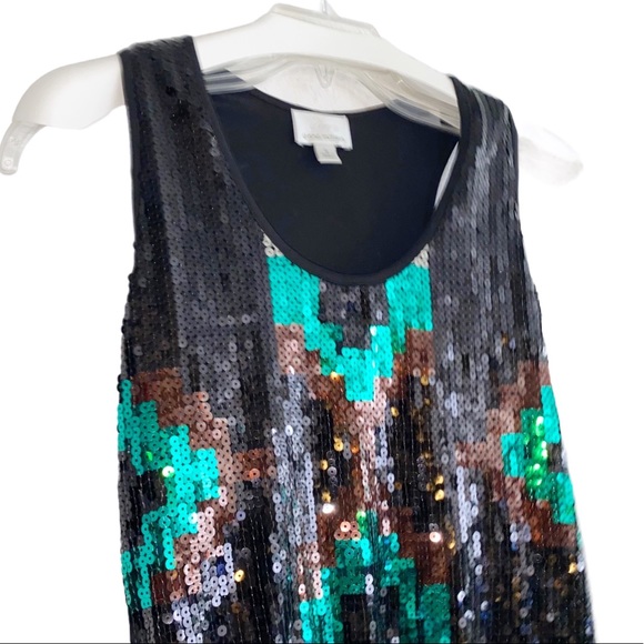 NEW!!! Donna Morgan Dress  Multicolor Sequins perfect for any special occasion - Picture 6 of 15